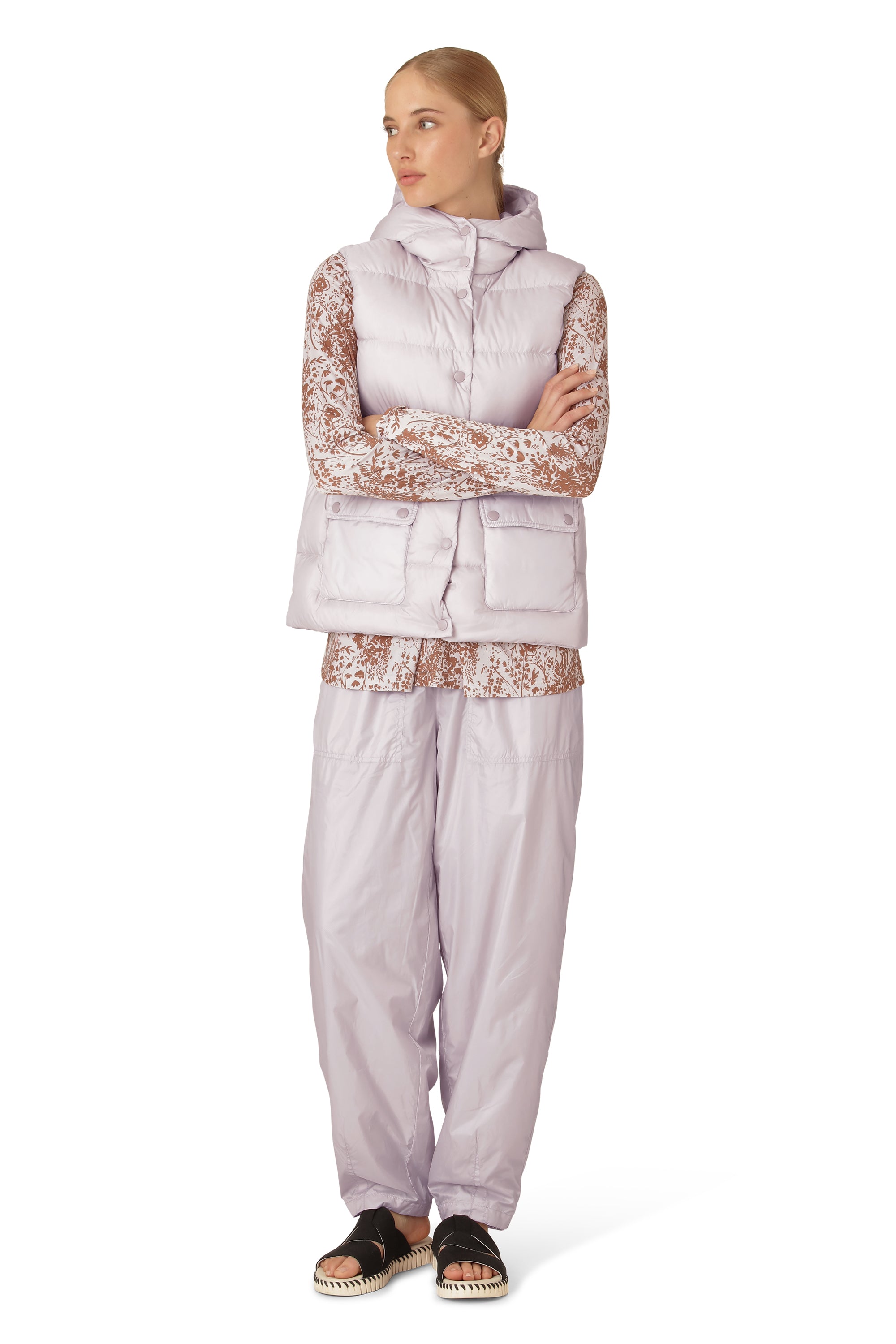 Ilse Jacobsen Hornbæk Outerwear Daunenweste Puffer vest 549 Concrete